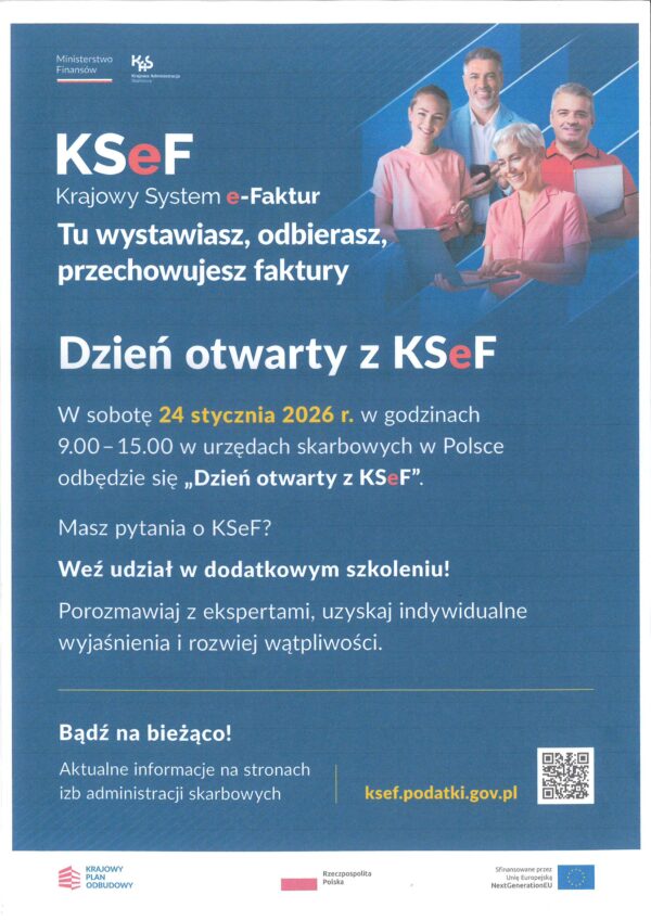 Plakat Dzień otwarty z&nbsp;KSEF