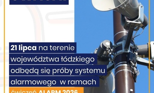 Zdjęcie do Ćwiczenie systemu ostrzegania i alarmowania syren alarmowych