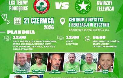 Mecz charytatywny LKS Termy - Gwiazdy Telewizji