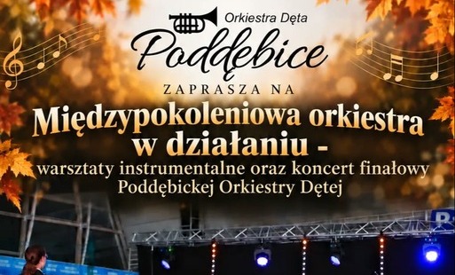 plakat Orkiestry Dętej Poddębice 