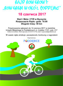 Plakat rajd rowerowy 2017