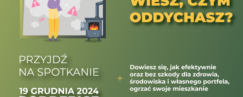 Zaproszenie na spotkanie “Na pewno wiesz, czym oddychasz?”