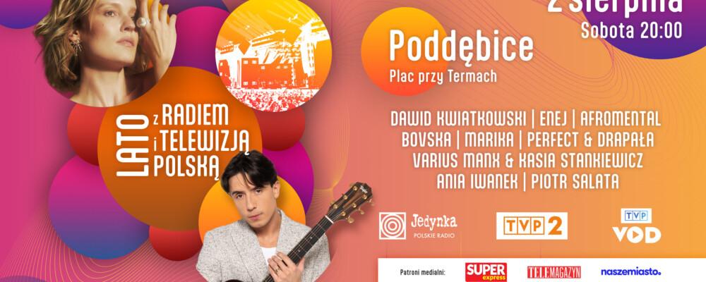 Lato z Radiem i Telewizją Polską już w sobotę w Poddębicach!